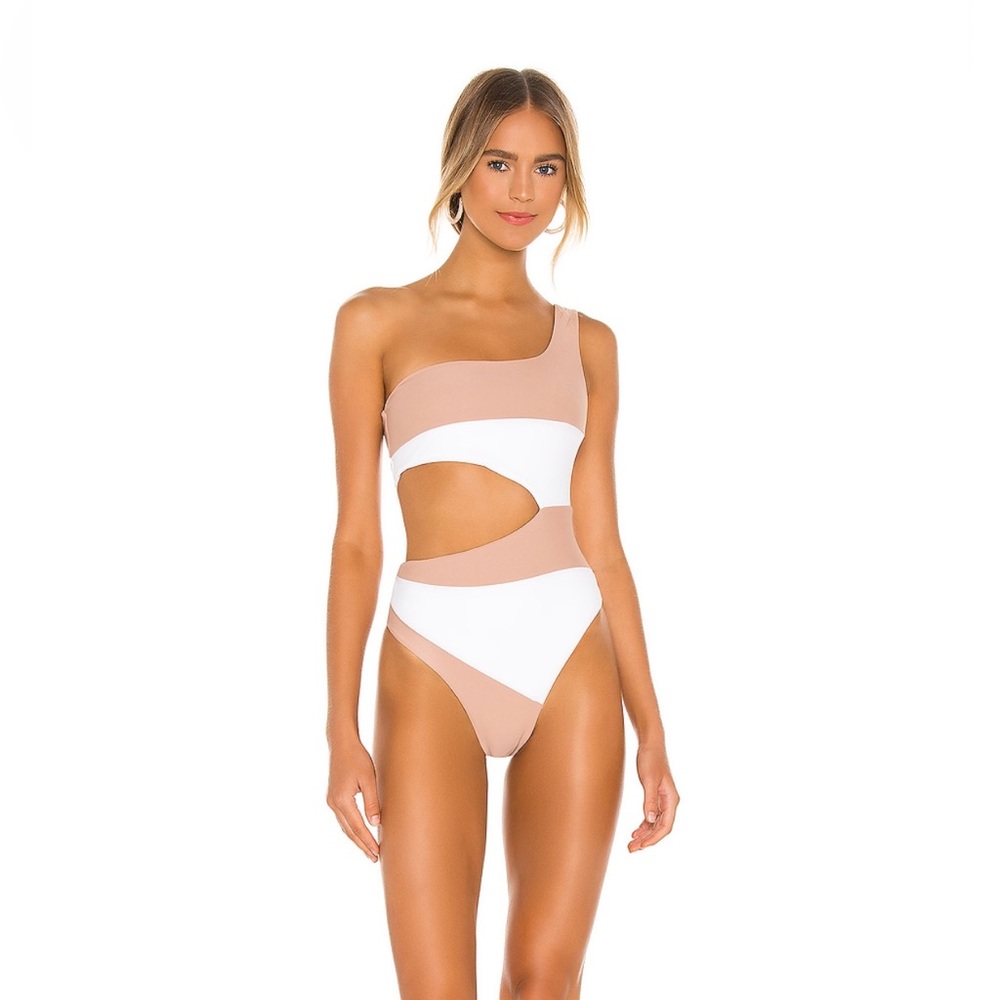Camila Coelho one piece cut out bathing suit